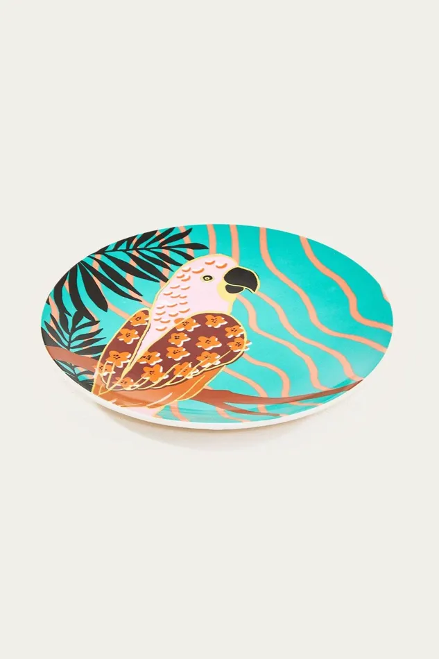 Parrot Plate Women Farm Rio Happiness A La Table