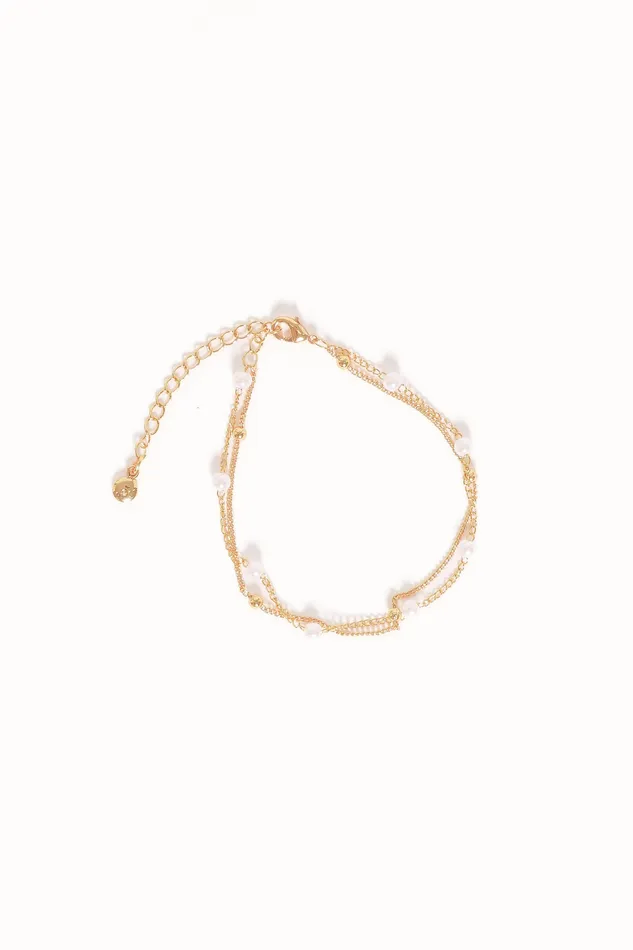 petalandpup Bracelets Women Bambi Pearl Bracelet 8211 Gold Gold