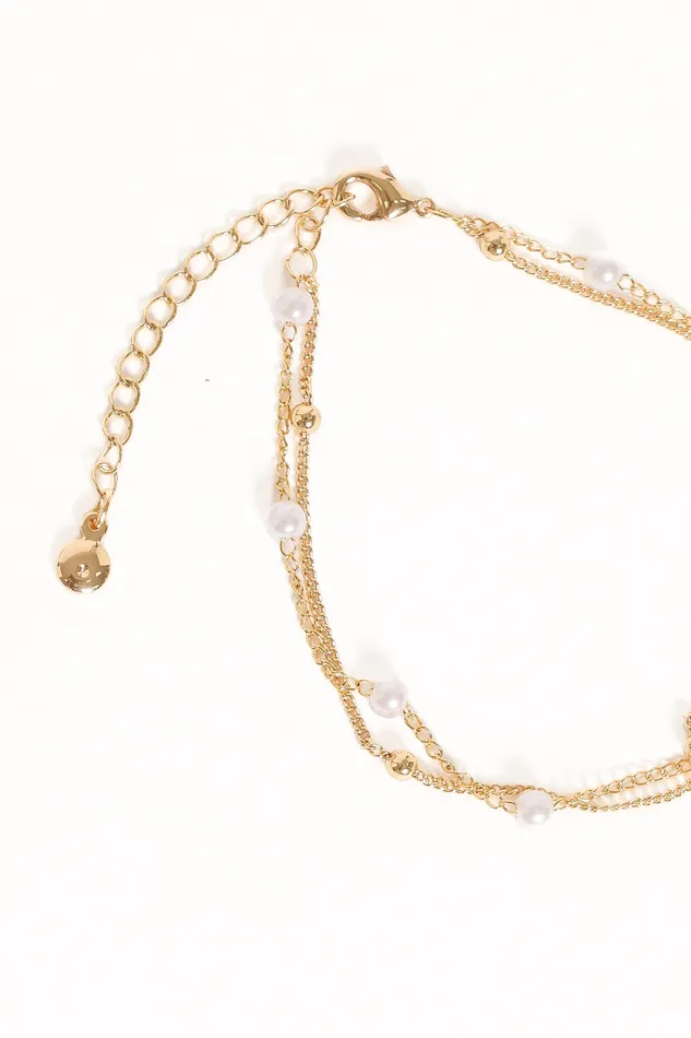 petalandpup Bracelets Women Bambi Pearl Bracelet 8211 Gold Gold