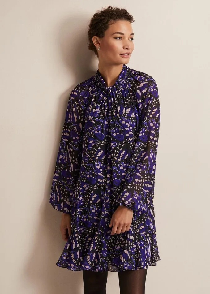Phase Eight Aleka Abstract Swing Mini Dress Multicoloured Women Dresses