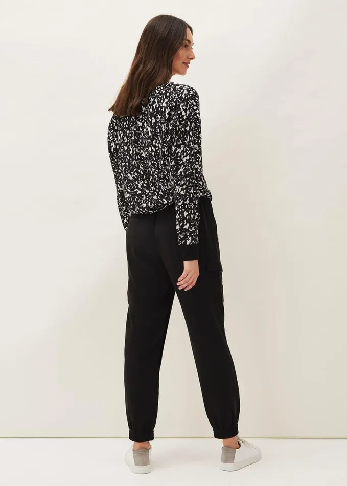 Phase Eight Alora Soft Jogger Black Women Trousers