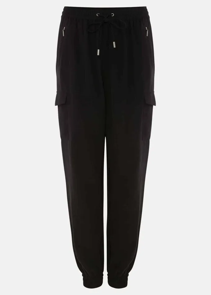 Phase Eight Alora Soft Jogger Black Women Trousers