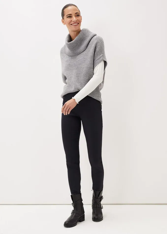 Phase Eight Amina Skinny Jeggings Charcoal Women Trousers