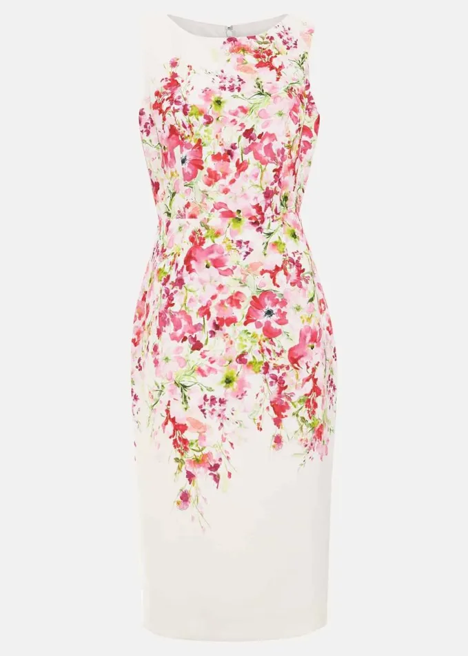 Phase Eight Anita Placement Shift Dress Multicoloured Women Dresses