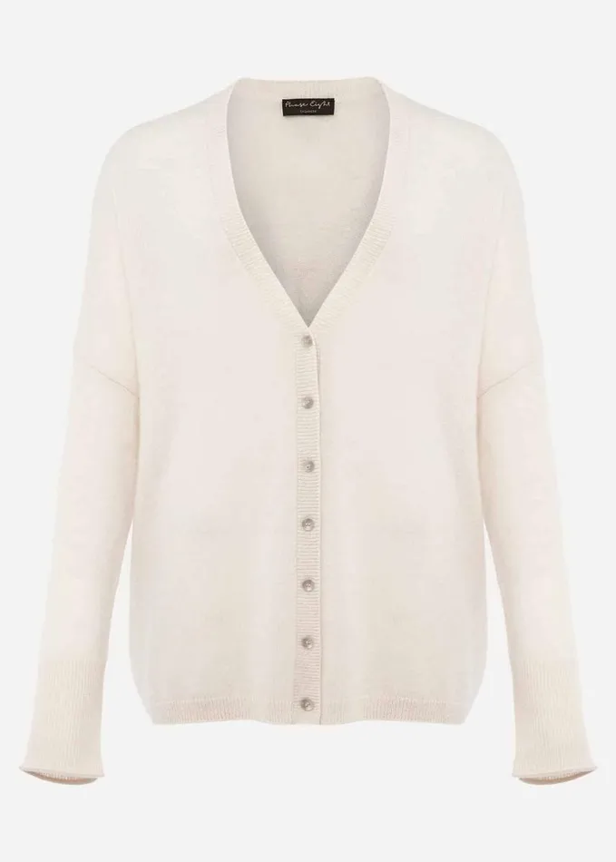 Phase Eight Arabella Cashmere Cardigan Buttermilk Women Knitwear