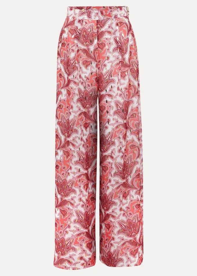 Phase Eight Arabella Print Trousers Sunsetmulti Women Trousers