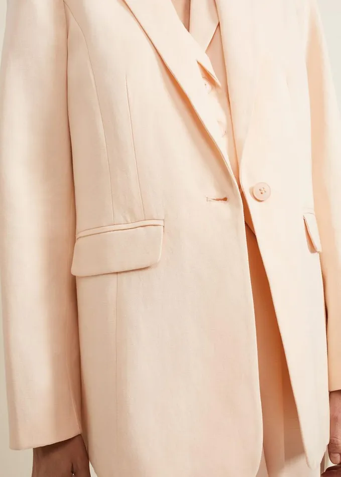 Phase Eight Bianca Peach Suit Jacket Coral Women Jackets