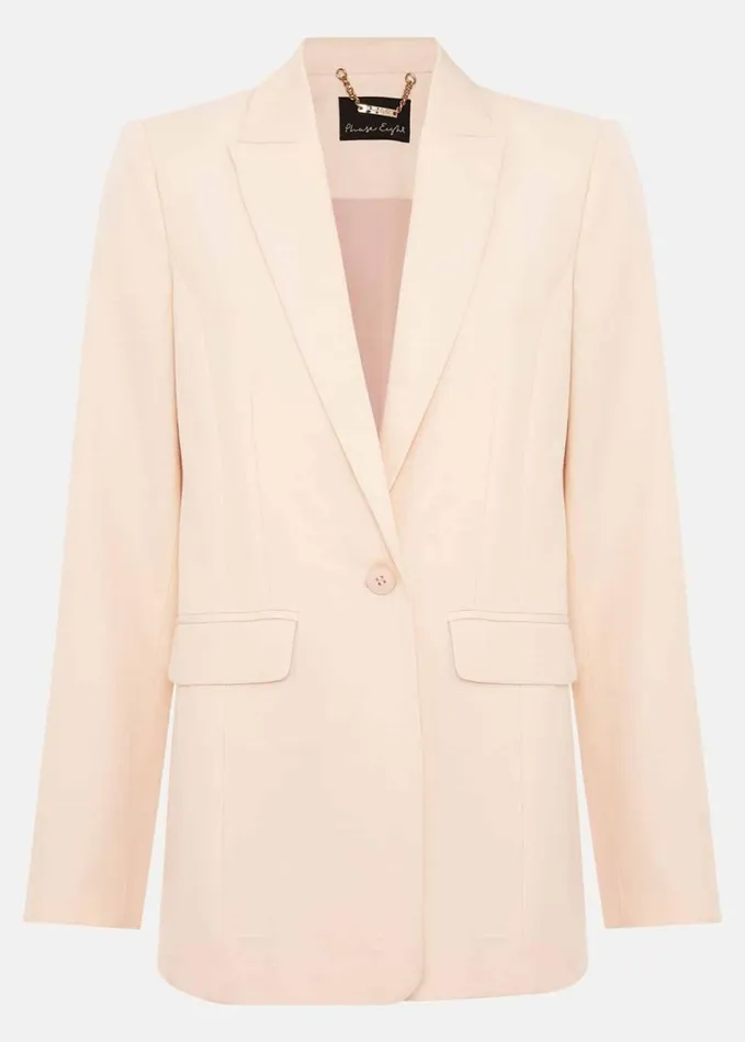 Phase Eight Bianca Peach Suit Jacket Coral Women Jackets