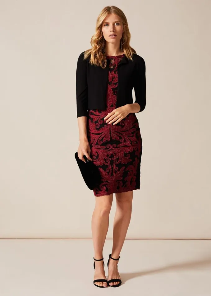 Phase Eight Catie Cardigan Black Women Jackets