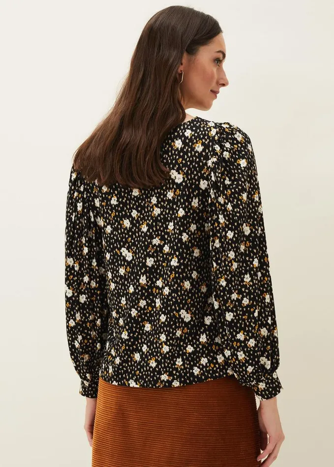 Phase Eight Daizy Ditsy Print Jersey Top Multicoloured Women Tops and TShirts