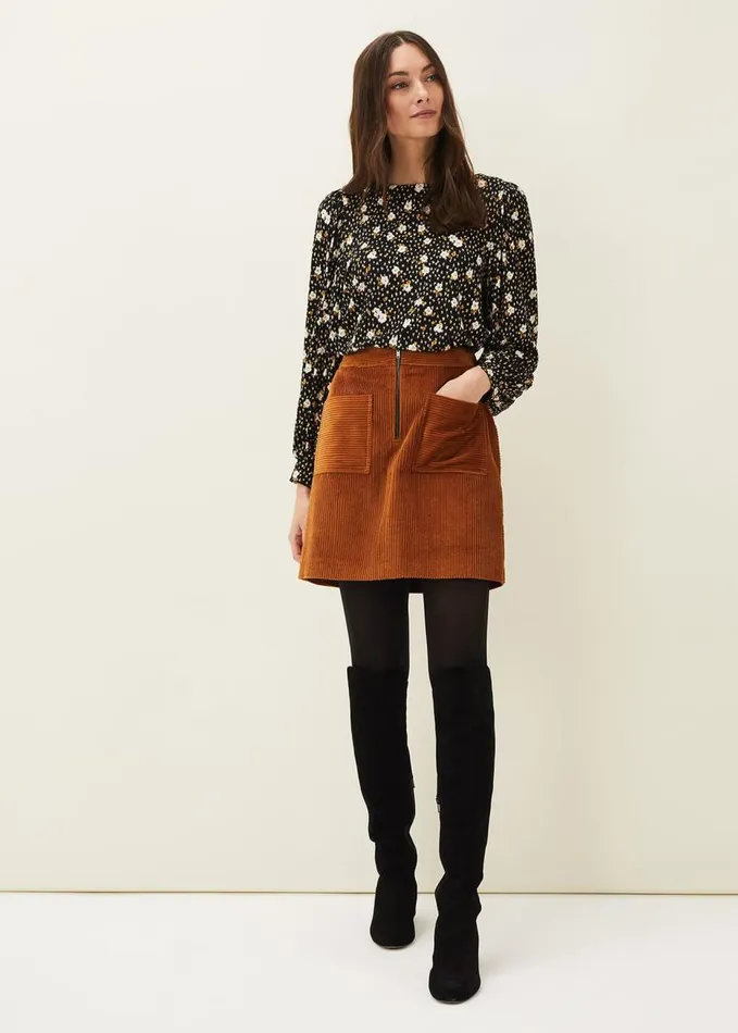 Phase Eight Daizy Ditsy Print Jersey Top Multicoloured Women Tops and TShirts