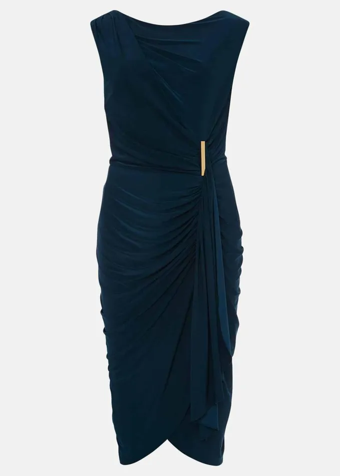 Phase Eight Donna Teal Bodycon Midi Dress Teal Women Dresses