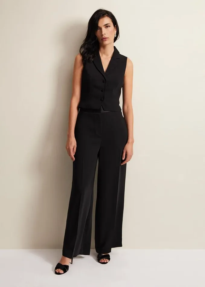 Phase Eight Elandra Tux Trouser Black Women Trousers