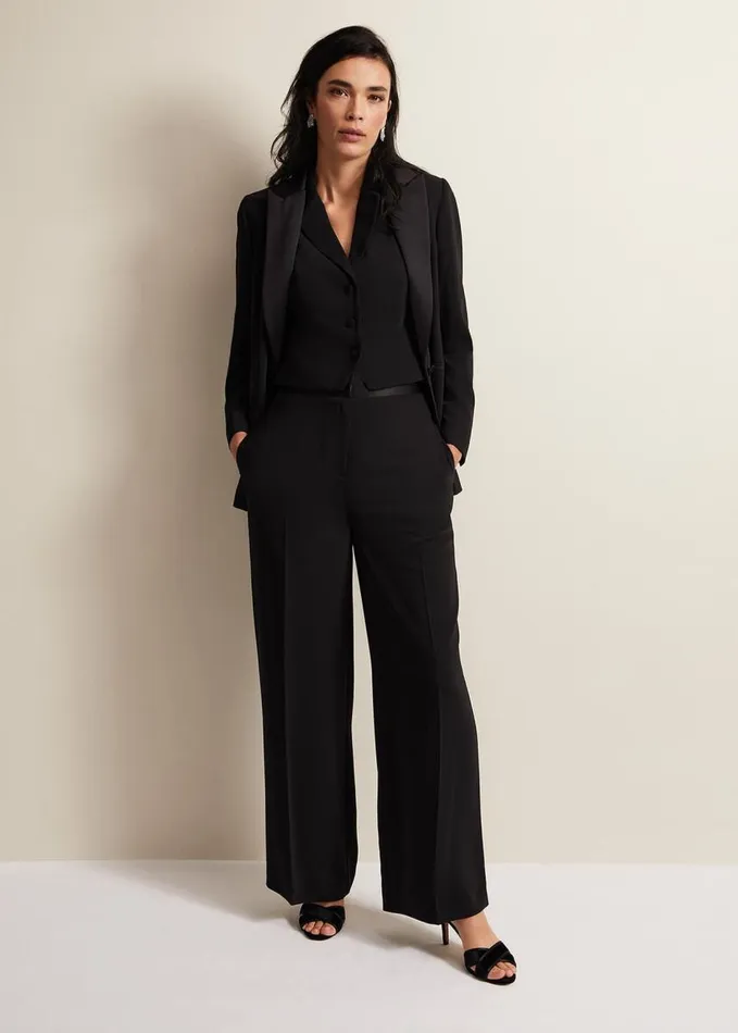 Phase Eight Elandra Tux Trouser Black Women Trousers