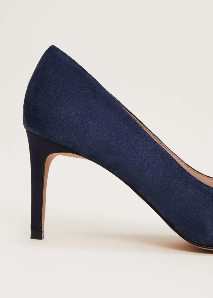 Phase Eight Embellished Court Shoe Navy Women Heels