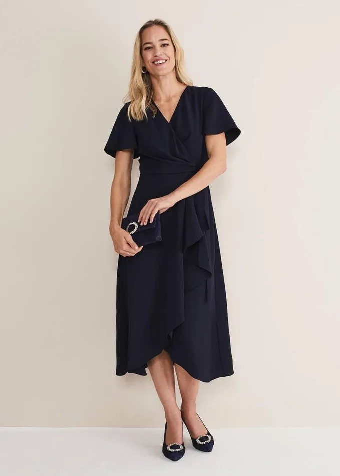 Phase Eight Embellished Court Shoe Navy Women Heels