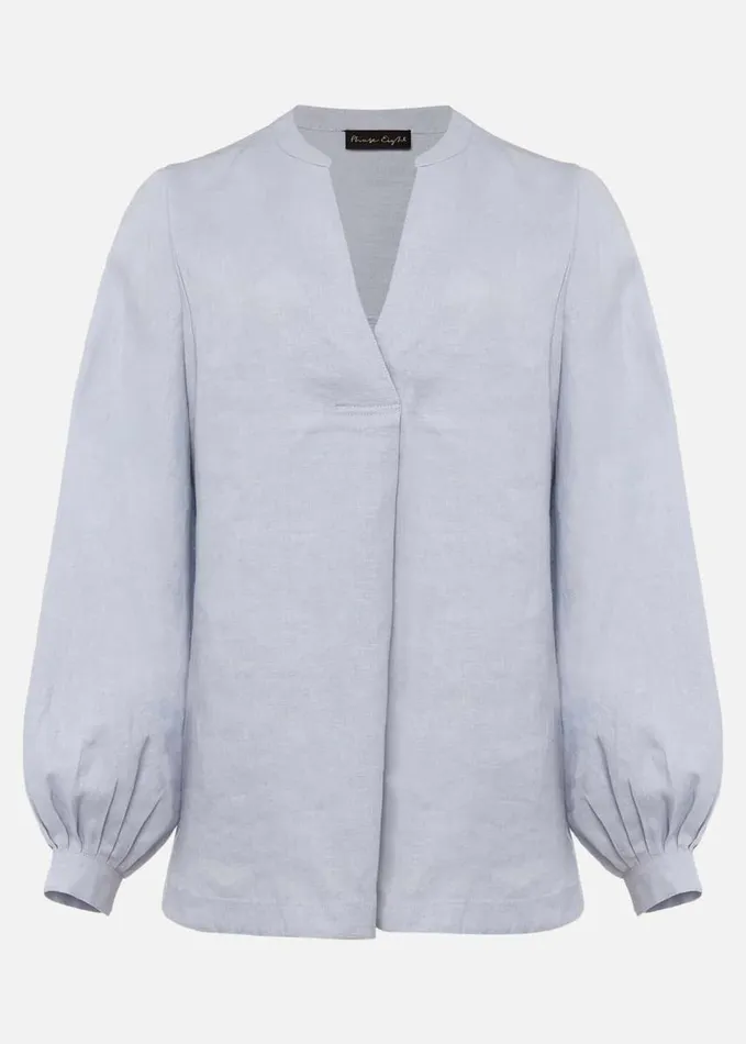 Phase Eight Emma Blouse Soft Blue Women Tops and TShirts