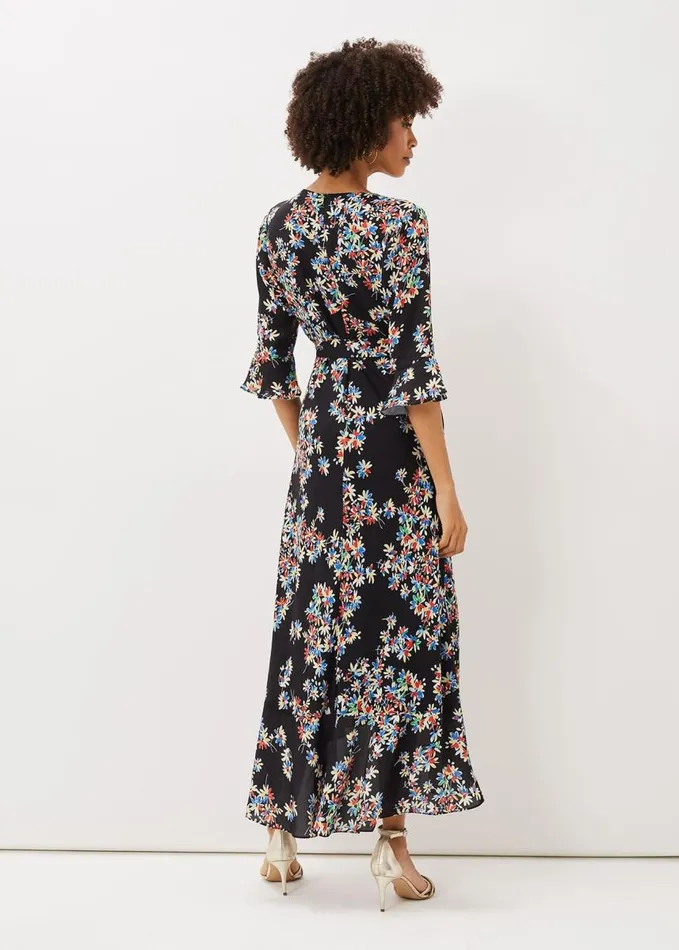 Phase Eight Emmaline Floral Maxi Dress Blackmulti Women Dresses