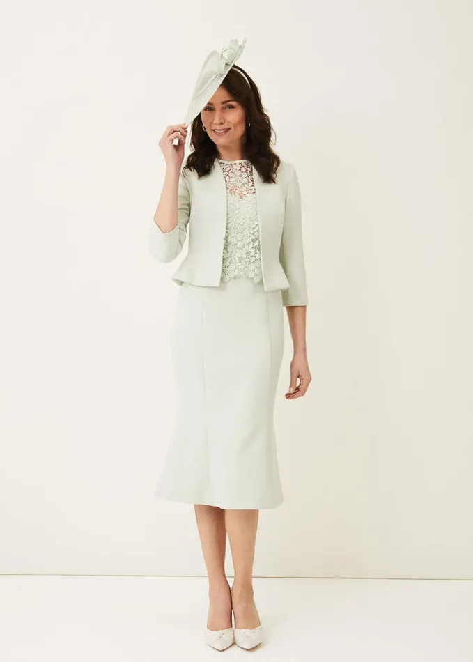 Phase Eight Georgia Occasion Jacket Spearmint Women Jackets