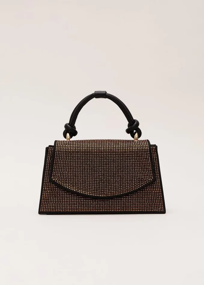 Phase Eight Gold Embellished Mini Tote Gold Women Bags and Clutches