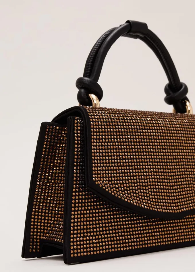 Phase Eight Gold Embellished Mini Tote Gold Women Bags and Clutches
