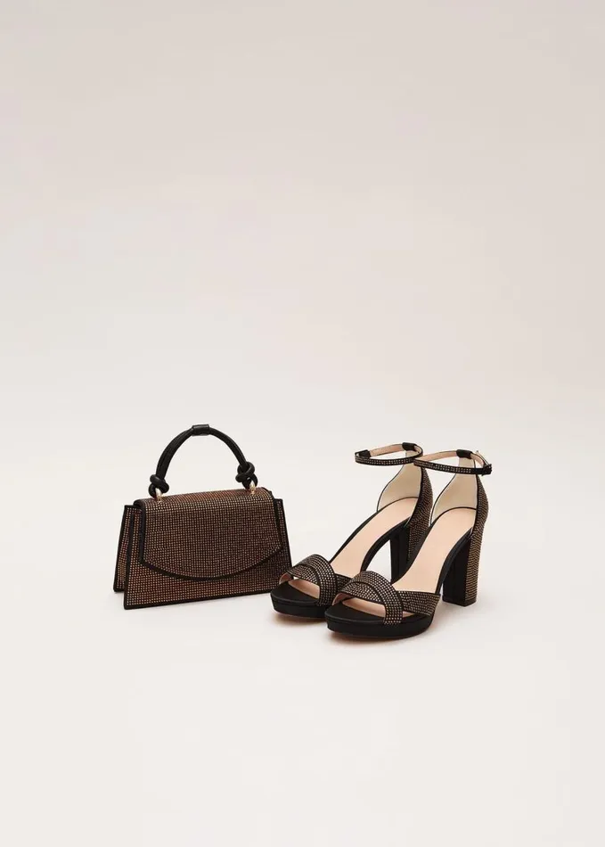 Phase Eight Gold Embellished Mini Tote Gold Women Bags and Clutches