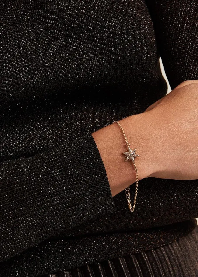 Phase Eight Gold Plated Star Bracelet Gold Women Jewellery