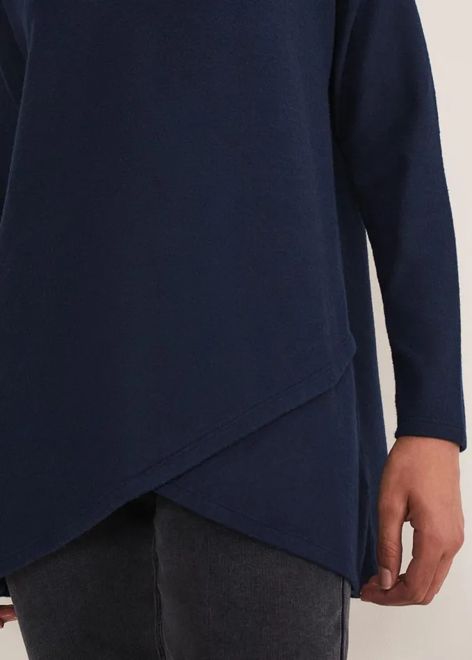 Phase Eight Gwen Eyelet Jumper Midnight Women Knitwear