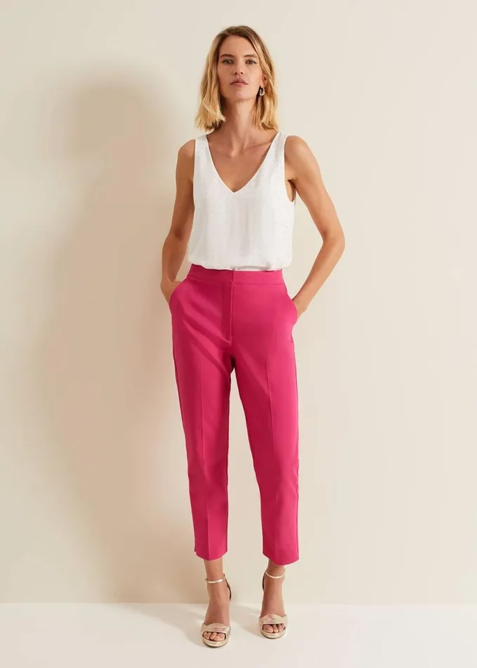Phase Eight Hayley Hotfix Vest Nude Women Shirts and Blouses