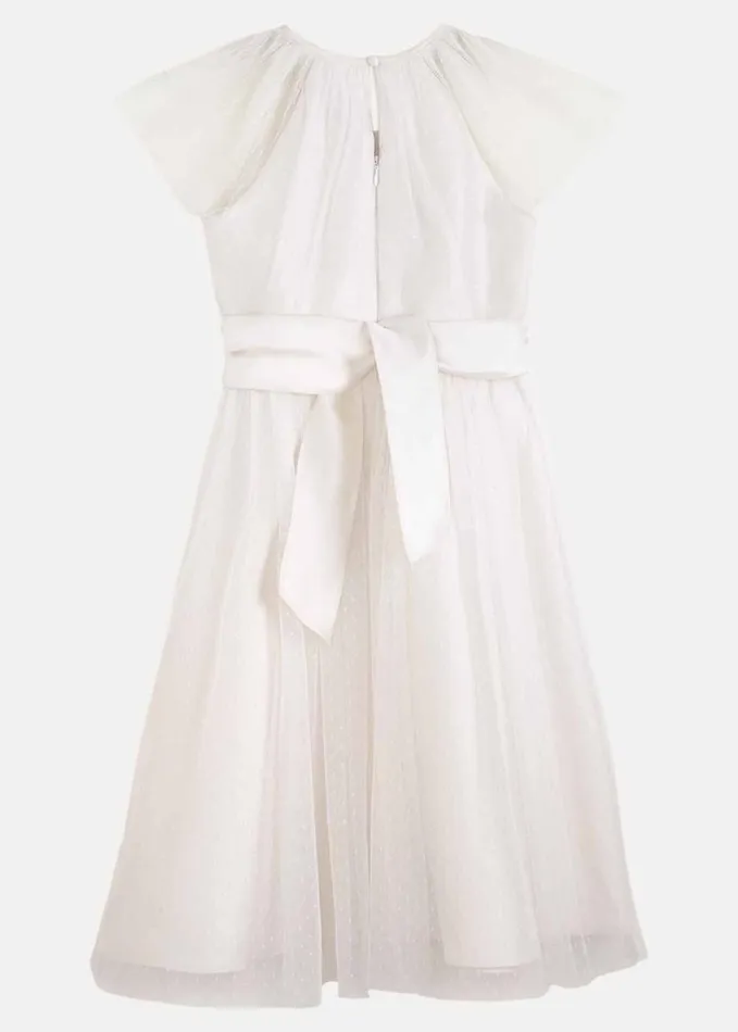 Phase Eight Jasmine Tulle Fit And Flare Dress Ivory Women Dresses