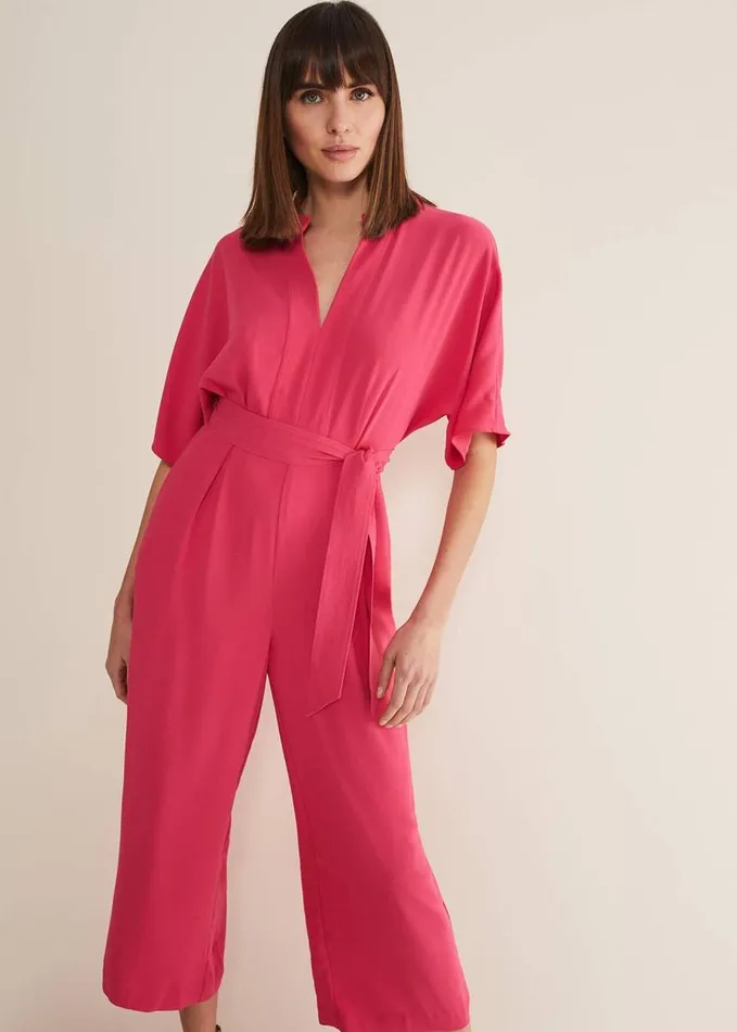 Phase Eight Jiya Batwing Jumpsuit Pink Women Dresses