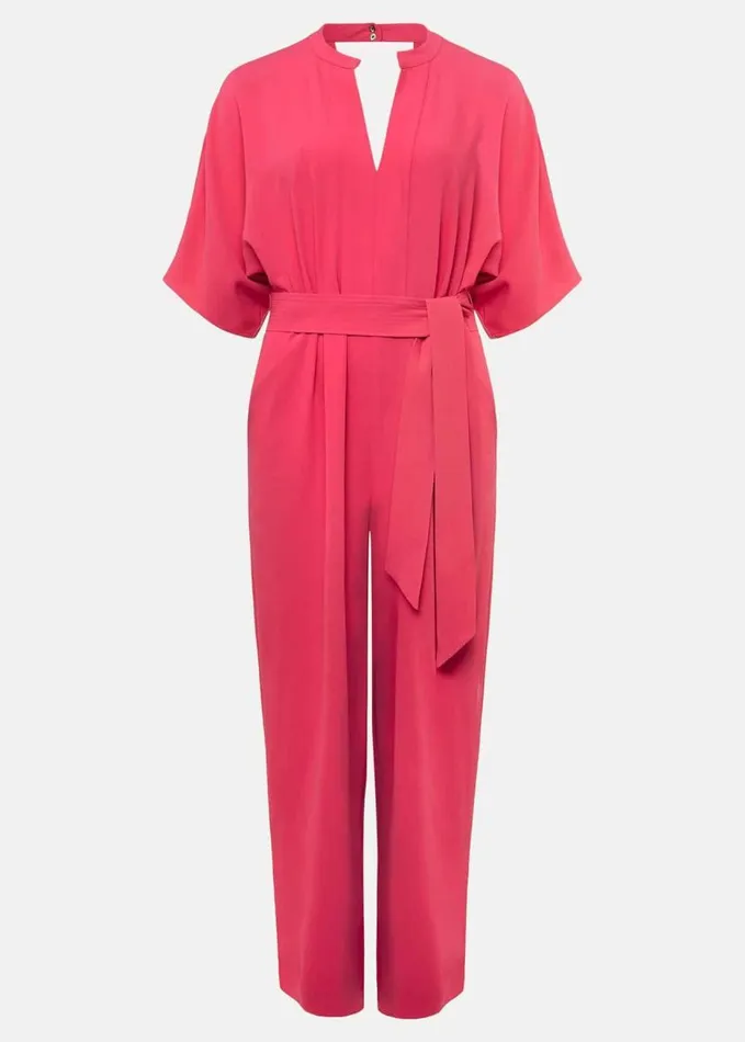 Phase Eight Jiya Batwing Jumpsuit Pink Women Dresses