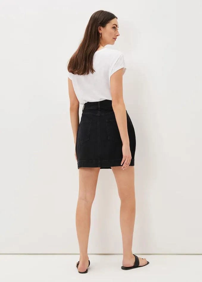 Phase Eight Kat Denim Mini Skirt Denim Women Skirts