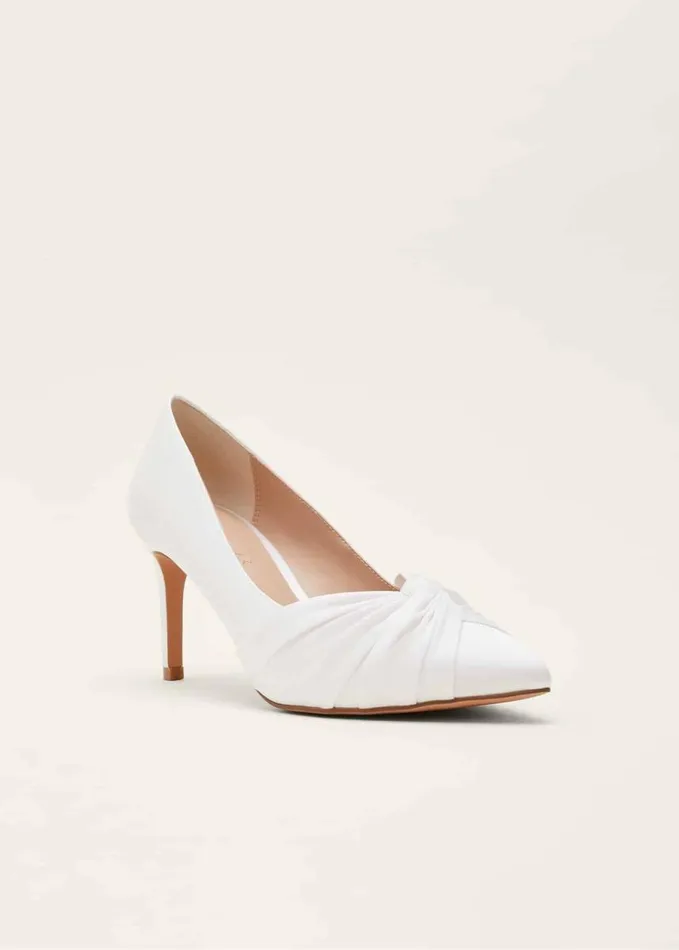 Phase Eight Kendal Court Shoe Ivory Women Occasion Shoes