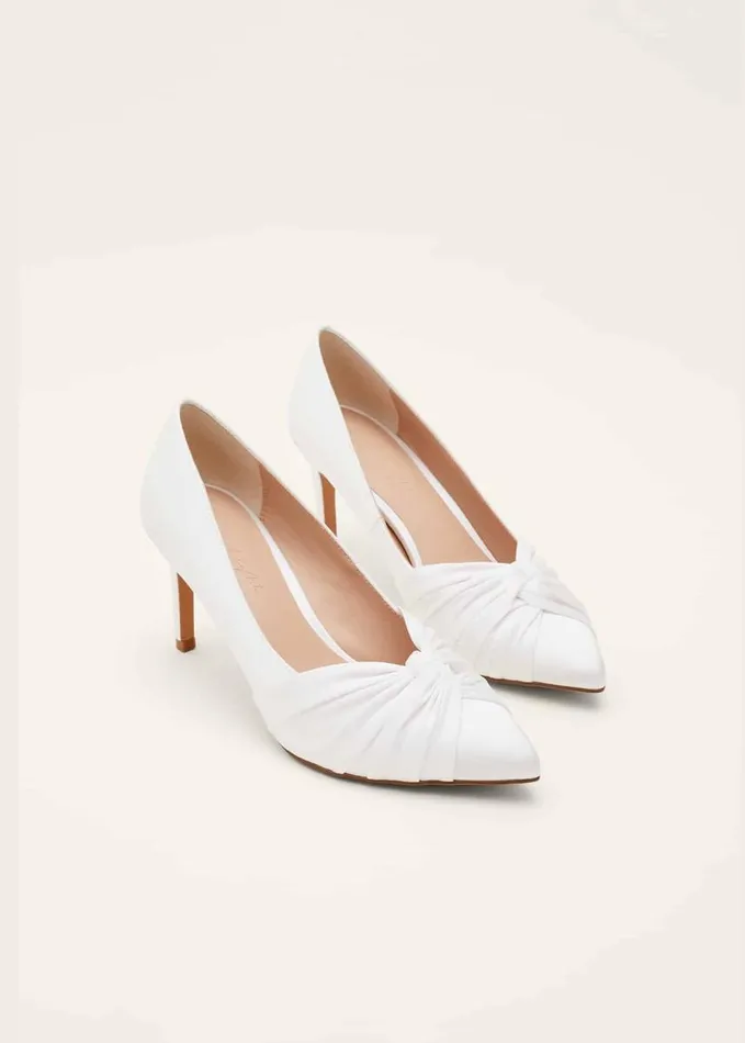 Phase Eight Kendal Court Shoe Ivory Women Occasion Shoes