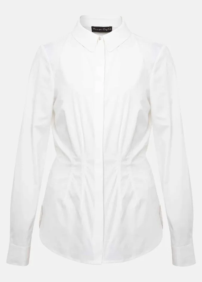 Phase Eight Kiyah Fitted Shirt White Women Shirts and Blouses