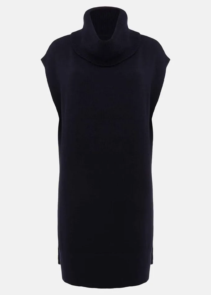 Phase Eight Kysa Knitted Sleeveless Tunic Navy Women Knitwear