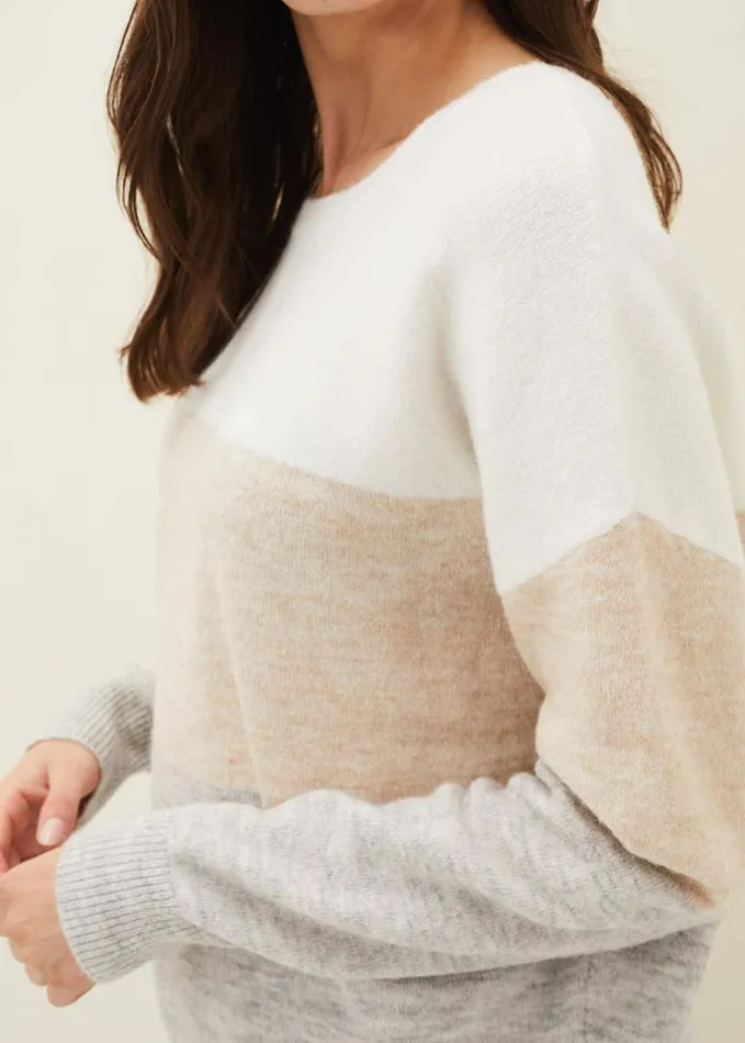 Phase Eight Lucial Stripe Knit Jumper Multicoloured Women Knitwear