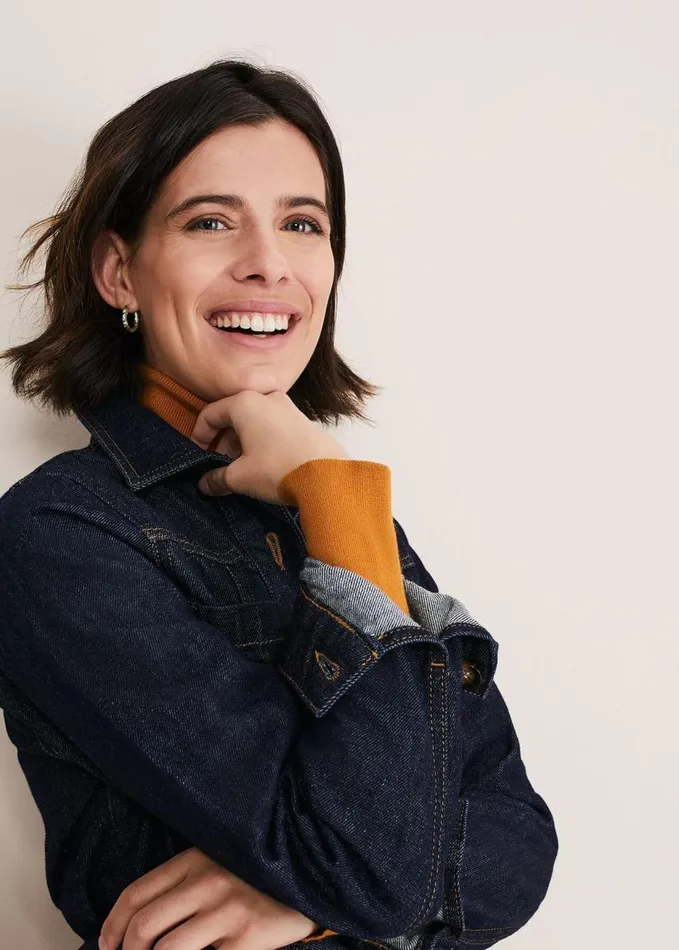 Phase Eight Marcie Longline Denim Jacket Denim Women Jackets