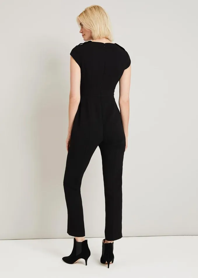 Phase Eight Margot City Suit Jumpsuit Black Women Dresses