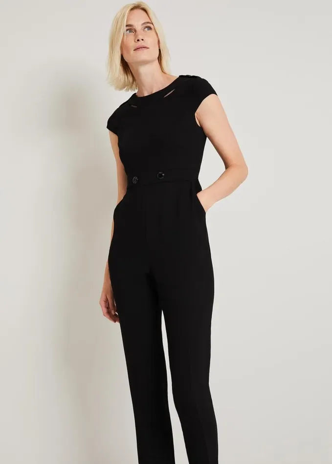 Phase Eight Margot City Suit Jumpsuit Black Women Dresses