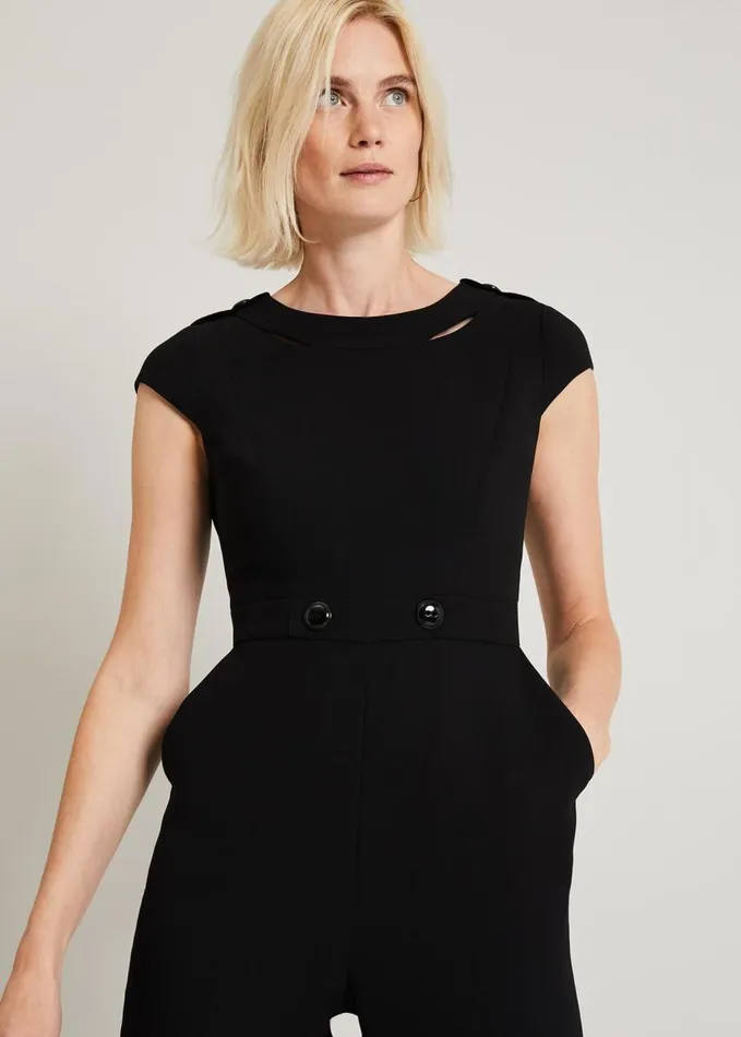 Phase Eight Margot City Suit Jumpsuit Black Women Dresses