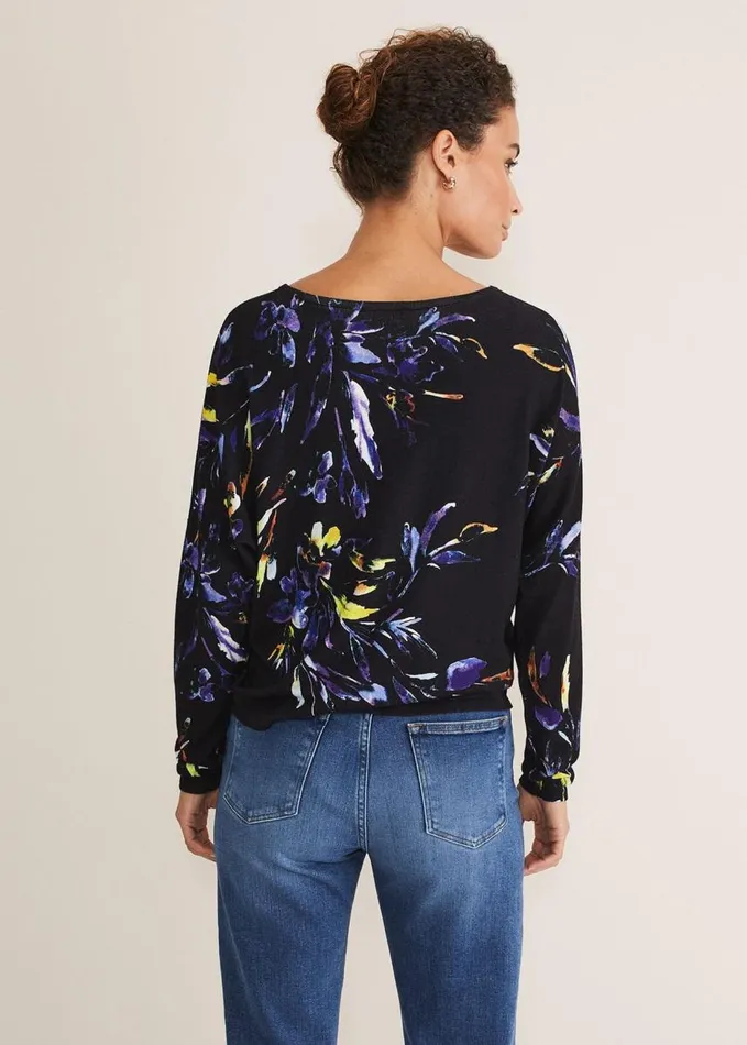 Phase Eight Mellanie Floral Jumper Multicoloured Women Knitwear
