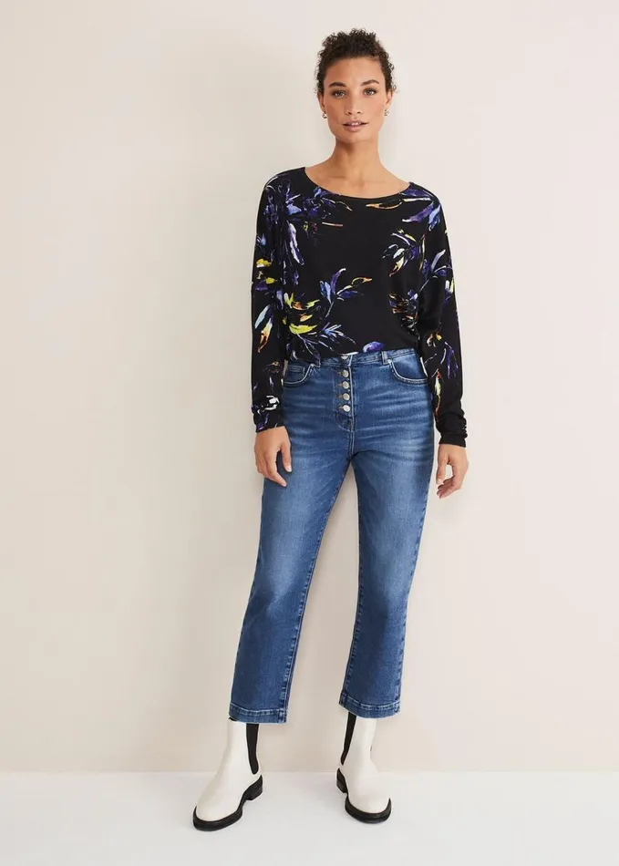 Phase Eight Mellanie Floral Jumper Multicoloured Women Knitwear