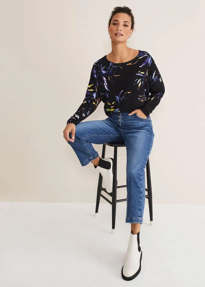Phase Eight Mellanie Floral Jumper Multicoloured Women Knitwear