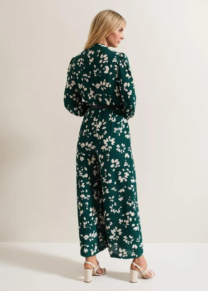 Phase Eight Micaela Green Twist Neck Jumpsuit Green Women Dresses