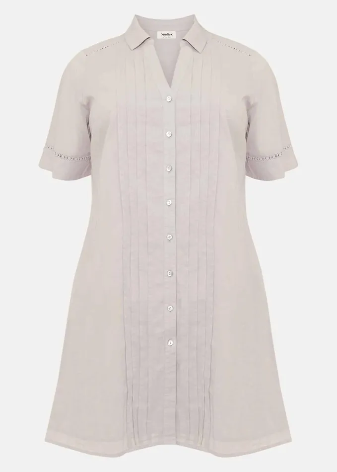 Phase Eight Mikayla Shirt Dress Grey Women Dresses
