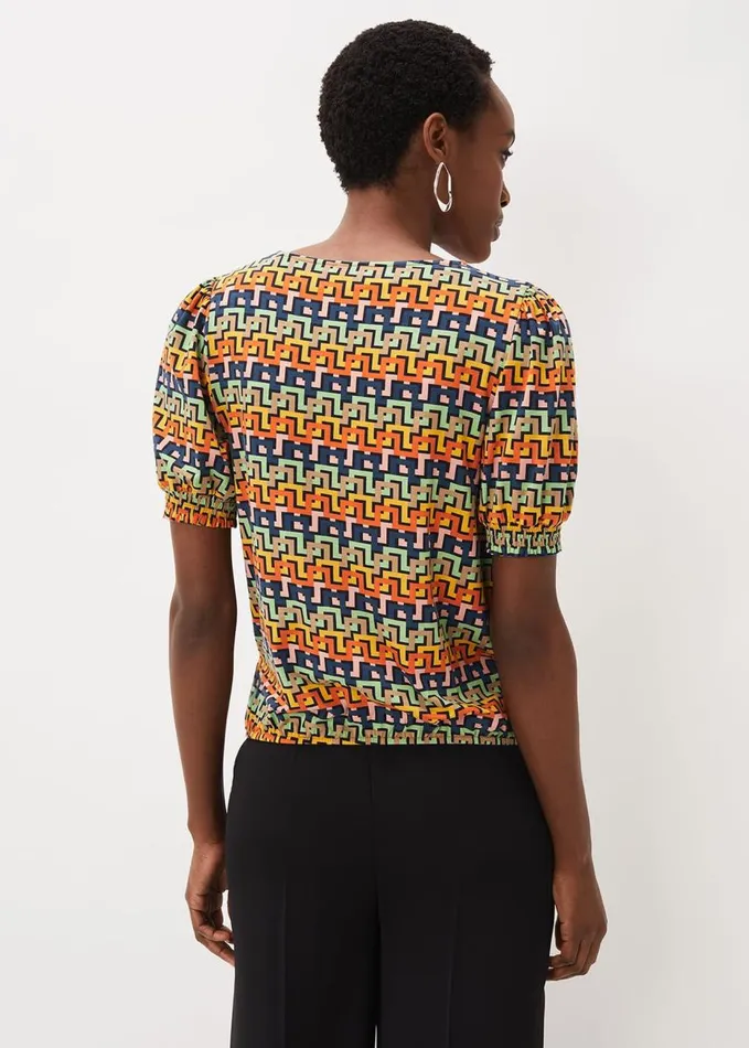 Phase Eight Milano Wrap Top Multicoloured Women Tops and TShirts