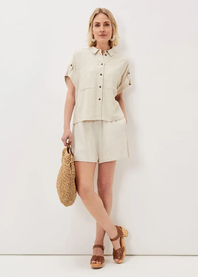 Phase Eight Mona Utility Short Natural Women Trousers