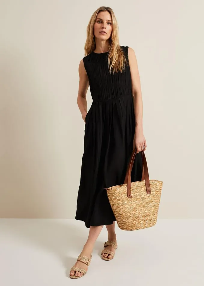 Phase Eight Nala Black Bodice Mini Dress Black Women Dresses